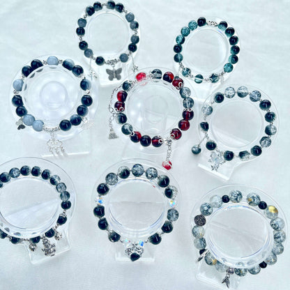[NEW BATCH] Beautiful Handmade Glass Beads Elastic Bracelet Mystery Bags