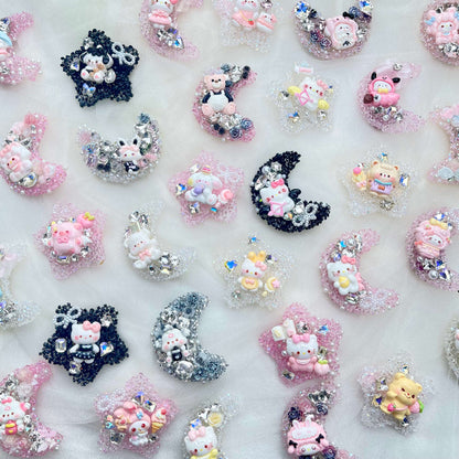 [New Arrivals] Premium Cute Cream Gel and Glittering Hair Clips-SPECIAL LAUNCH OFFER!