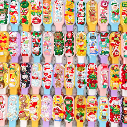 [Christmas 2025] Special Christmas Theme Kawaii Cream Gel Hair Brush