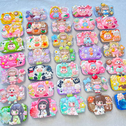 [Holiday Special Batch] Kawaii Character-Based Styles Cream Gel Phone Clips-NO CHAINS INCLUDED