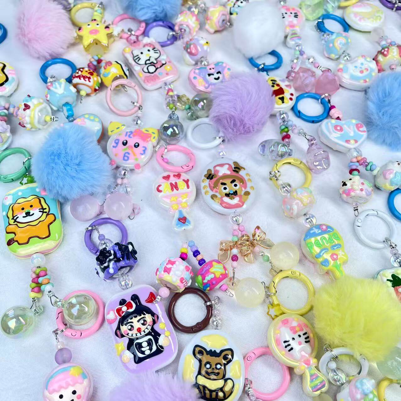 [New Arrival] Kawaii Hand-Painted Cuties Design Handbag Decor/Hanging Decor/Keychain