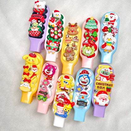 [Christmas 2025] Special Christmas Theme Kawaii Cream Gel Hair Brush