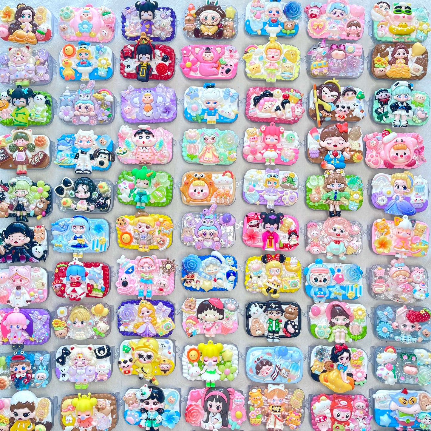 [Holiday Special Batch] Kawaii Character-Based Styles Cream Gel Phone Clips-NO CHAINS INCLUDED