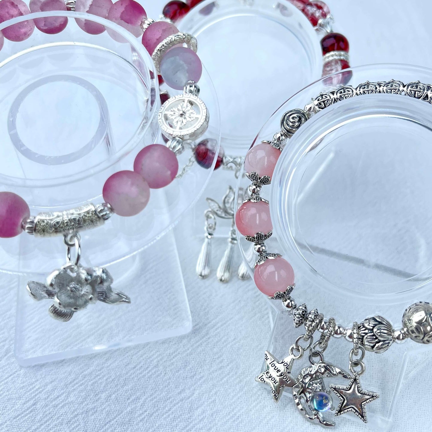 [NEW BATCH] Beautiful Handmade Glass Beads Elastic Bracelet Mystery Bags