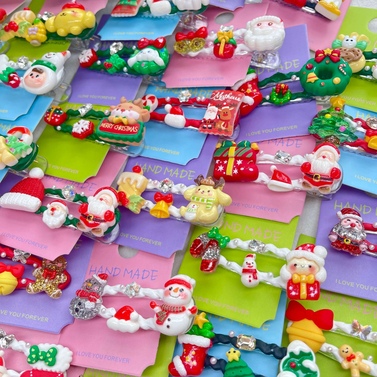[Christmas 2025] Christmas Theme Kawaii Cute Hair Clips